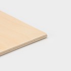 Доска разделочная деревянная с отверстием Доляна, 21×12,5 см, фанера - Фото 6