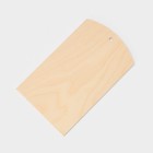 Доска разделочная деревянная с отверстием Доляна, 25×15×0,6 см, фанера - Фото 4