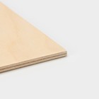 Доска разделочная деревянная с отверстием Доляна, 25×15×0,6 см, фанера - Фото 6