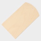 Доска разделочная деревянная с отверстием Доляна, 36,5×20×0,9 см, фанера - Фото 4