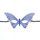 Карнавальная маска «Бабочка», ажур, цвета МИКС - Фото 2
