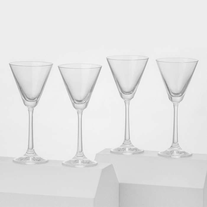 Набор бокалов для мартини "Пралине", 90 мл, 4 шт - Фото 1