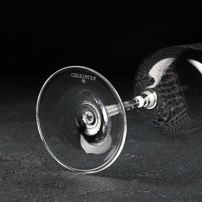 Набор бокалов для вина «Ума», 400 мл, декор соты, 6 шт