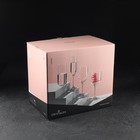 Набор бокалов для вина «Ума», 400 мл, декор соты, 6 шт - фото 37446745