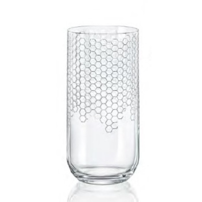 Набор стаканов для воды «Ума», декор соты, 440 мл, 6 шт - Фото 1