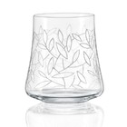 Набор стаканов для виски "Экстра", декор листья, 350 мл, 6 шт - фото 292936370