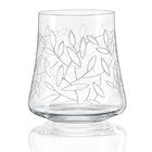 Набор стаканов для воды "Экстра", декор листья, 400 мл, 6 шт - фото 292936371