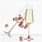 Набор для шампанского "Экстра", декор счастье и любовь, 210 мл, 2 шт - Фото 2