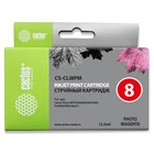 Картридж струйный Cactus CS-CLI8PM светло-пурпурный для Canon Pixma iP6600/iP6600d/iP6700/iP6700d/MP 1725306 - фото 313117667