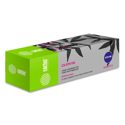 Картридж Cactus CS-EPS188, пурпурный, для Epson AcuLaser C1100/C1100N/CX11/CX11N/CX11NF/CX11NFC
