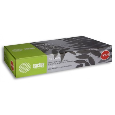 Картридж Cactus CS-TK675, чёрный, 20000 стр, для Kyocera Mita KM 2540/2560/3040/3060