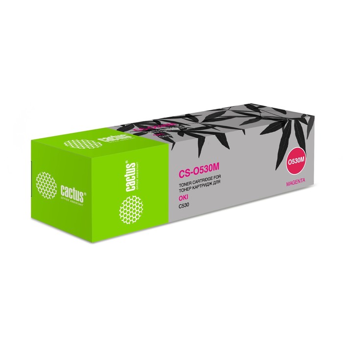 Тонер Картридж Cactus CS-O530M пурпурный для Oki C530 (5000стр.)