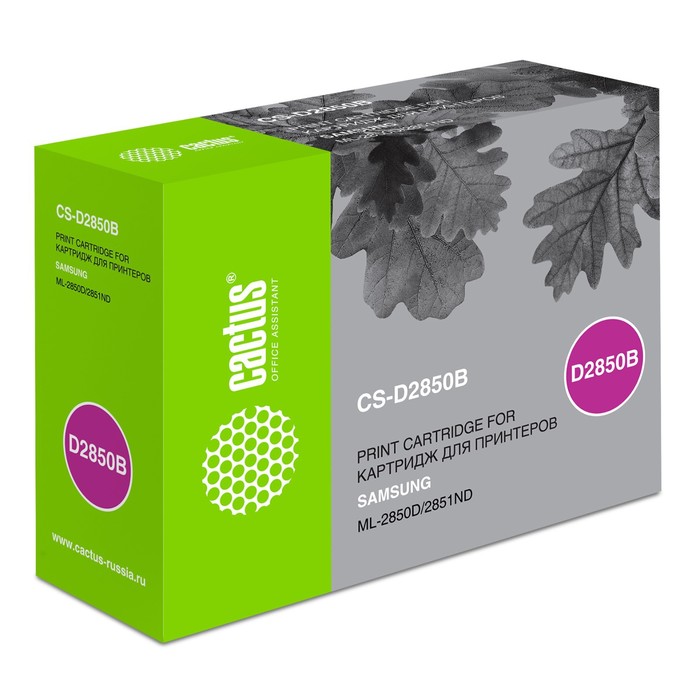 Тонер Картридж Cactus CS-d=2850B, чёрный, 5000 стр, для Samsung ML-2850/2851
