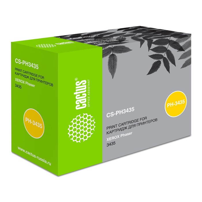 Картридж Cactus CS-PH3435 (106R01415), чёрный, для Xerox Phaser 3435/3435DN, 10000 стр.