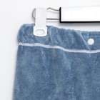 Полотенце - парео для бани «Этель», 70×140 см, голубое - Фото 5