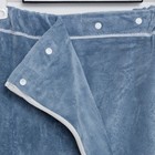 Полотенце - парео для бани «Этель», 70×140 см, голубое - Фото 6