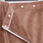Полотенце-парео Этель для бани, цв. коричневый, 70*140 см, 100% п/э, 280 г/м2 - Фото 6