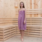 Полотенце - парео для бани «Этель», 70×140 см, сиреневое - Фото 1