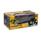 Джип радиоуправляемый MONSTER, 1:18, световые и звуковые эффекты, работает от аккумулятора, цвет красный - Фото 7