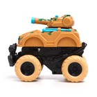 Джип инерционный «Армия», трансформация, стреляет ракетами, МИКС - фото 25511875