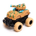 Джип инерционный «Армия», трансформация, стреляет ракетами, МИКС - фото 25511877