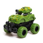 Джип инерционный «Армия», трансформация, стреляет ракетами, МИКС - фото 25511878