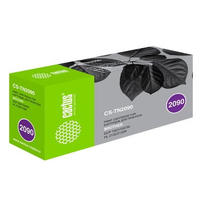Картридж Cactus CS-TN2090, для Brother (DCP-7057), чёрный