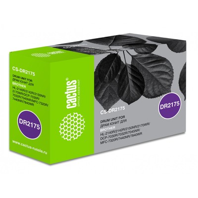 Фотобарабан Cactus CS-DR2175, для Brother (DCP 7030/ 7032 /7032R), чёрный