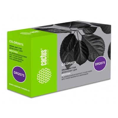Фотобарабан Cactus CS-DR2075, для Brother (DCP 7010/7010R), чёрный