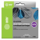 Картридж Cactus CS-LC970C, (DCP-135C/150C/MFC-235C/260C), для Brother, голубой 9372509 - фото 313208072