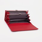 Кошелёк женский на магнитах, цвет красный - фото 38946863