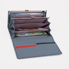 Кошелёк женский на магнитах, цвет голубой 9344368