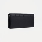 Кошелёк женский на магнитах, цвет чёрный - фото 21884942