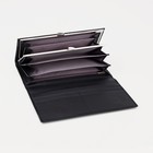 Кошелёк женский на магнитах, цвет чёрный - фото 21884943