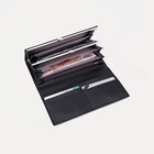 Кошелёк женский на магнитах, цвет чёрный - фото 21884944