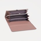 Кошелёк женский на магнитах, цвет бежевый - фото 21884955