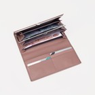 Кошелёк женский на магнитах, цвет бежевый - фото 21884956