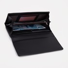 Кошелёк женский на магнитах, цвет чёрный - фото 21884985