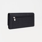 Кошелёк женский на магните, цвет чёрный - фото 21885011
