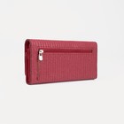 Кошелёк женский на магните, цвет бордовый - фото 21885019