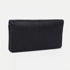 Кошелёк женский на магнитах, цвет чёрный - фото 21885031