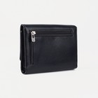 Кошелёк женский на магнитах, цвет чёрный - фото 21885047