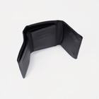 Кошелёк женский на магнитах, цвет чёрный - фото 21885049