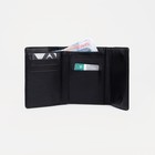 Кошелёк женский на магнитах, цвет чёрный - фото 21885050