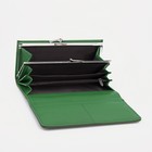 Кошелёк женский на магнитах, цвет зелёный - фото 21885192