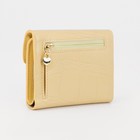 Кошелёк женский на магните, цвет жёлтый - фото 21885195
