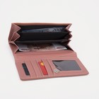 Кошелёк женский на магните, цвет розовый 9344489
