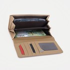 Кошелёк женский на магните, цвет бежевый - фото 45938308