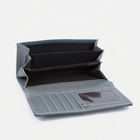 Кошелёк женский на магните, цвет синий - фото 43604179