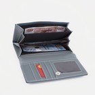 Кошелёк женский на магните, цвет синий - фото 43604180